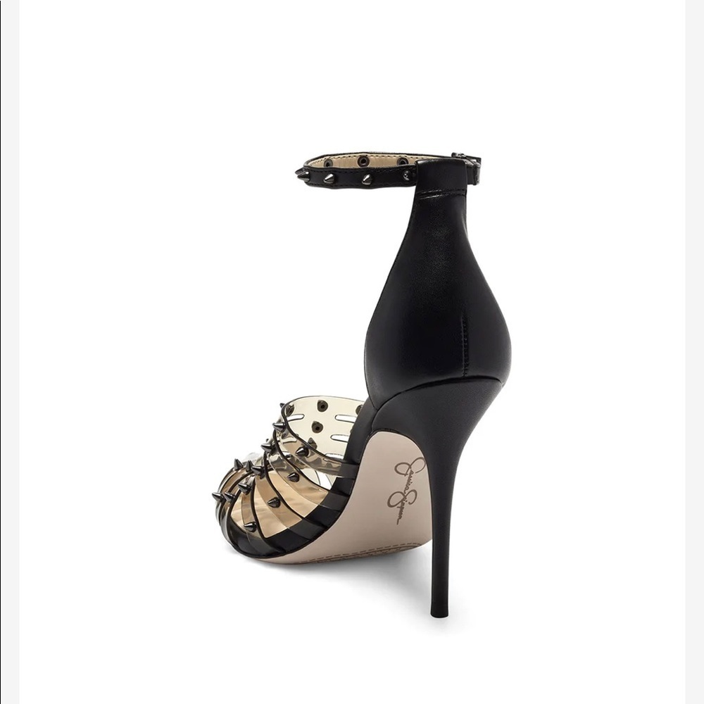 Jessica Simpson “Westah” Studded High Heel Pumps – Smoke (Size 9) - Picture 5 of 7